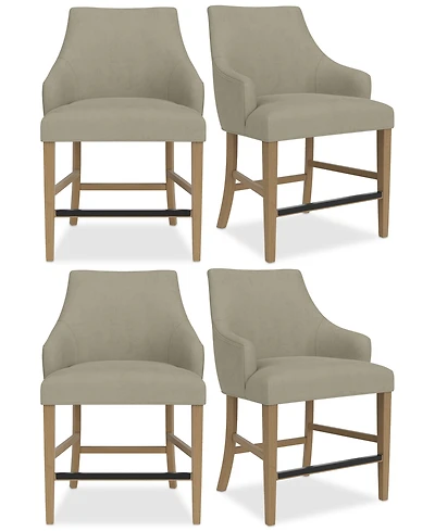 Nelin 4pc Counter Height Chair Set