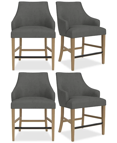 Nelin 4pc Counter Height Chair Set