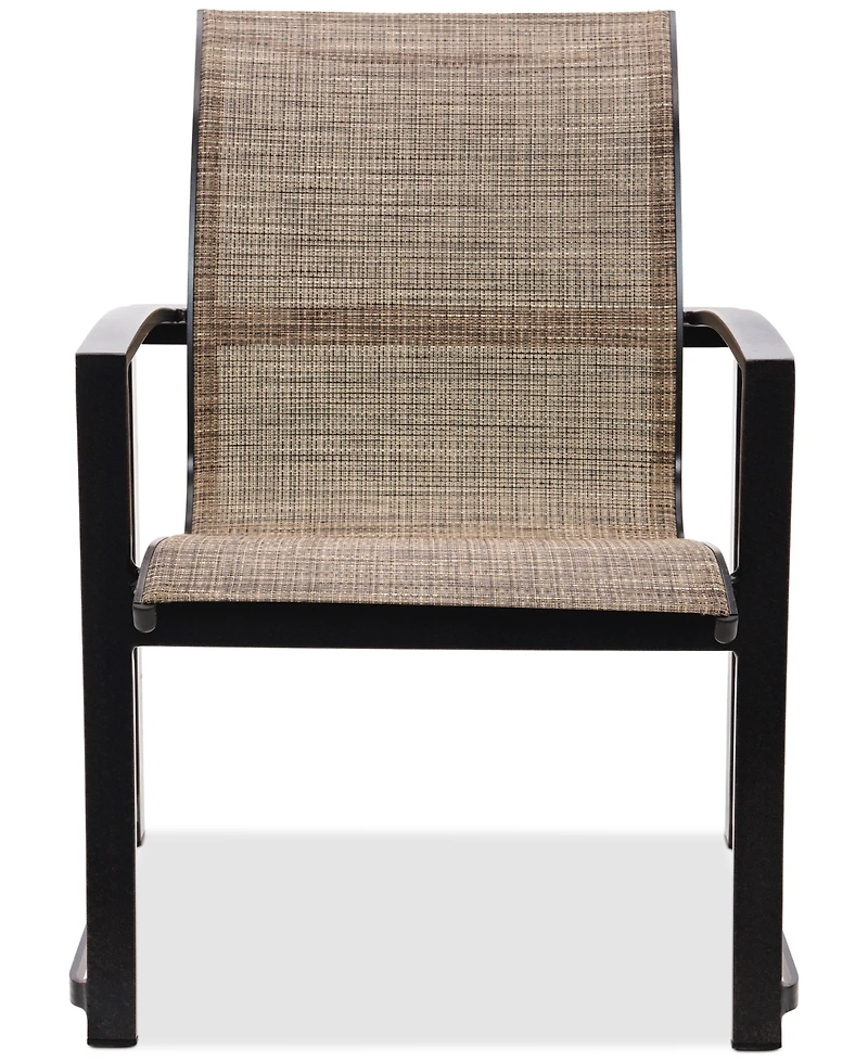 Wythburn Mix and Match Sleek Sling Outdoor Dining Chair, Created for Macy's