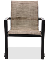 Wythburn Mix and Match Sleek Sling Outdoor Dining Chair, Created for Macy's