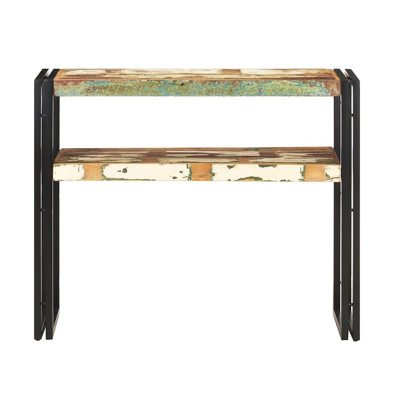 Console Table 35.4"x11.8"x29.5" Solid Reclaimed Wood