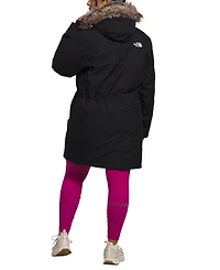 The North Face Plus Arctic Faux-Fur-Trim Hooded Coat