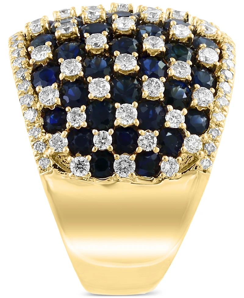 Effy Emerald (3-3/4 ct. t.w.) & Diamond (1-1/5 Statement Ring 14k Gold