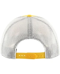Men's '47 Brand Gold Golden State Warriors Semi Patch Trucker Adjustable Hat