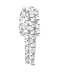 Women's Concepts Sport Cream Pittsburgh Steelers Docket Hoodie Full-Zip Union Suit