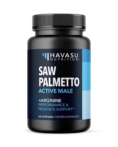 Saw Palmetto + L-Arginine Capsules, Havasu Nutrition, 60ct