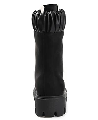 Journee Collection Women's Elinor Lace Up Lug Booties