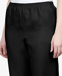 Alfred Dunner Classics Pull-On Straight-Leg Pants