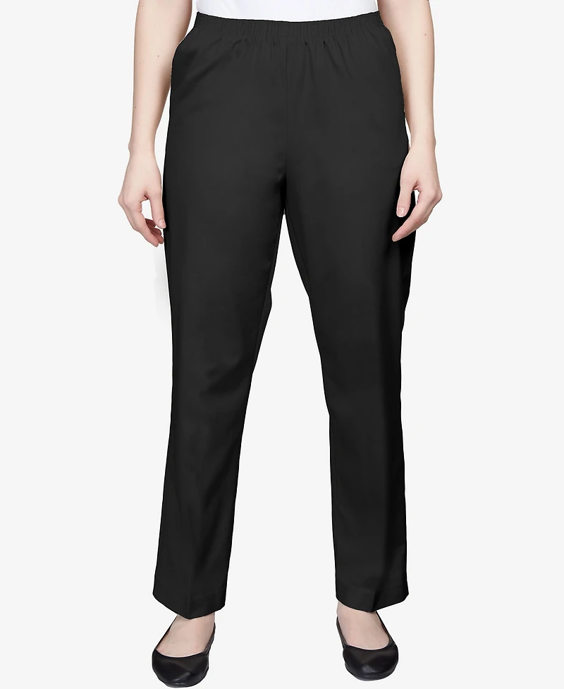 Alfred Dunner Classics Twill Pull-On Pants