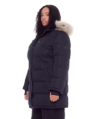 Women's Plus - Aulavik | Mid-Length Hooded Parka Coat