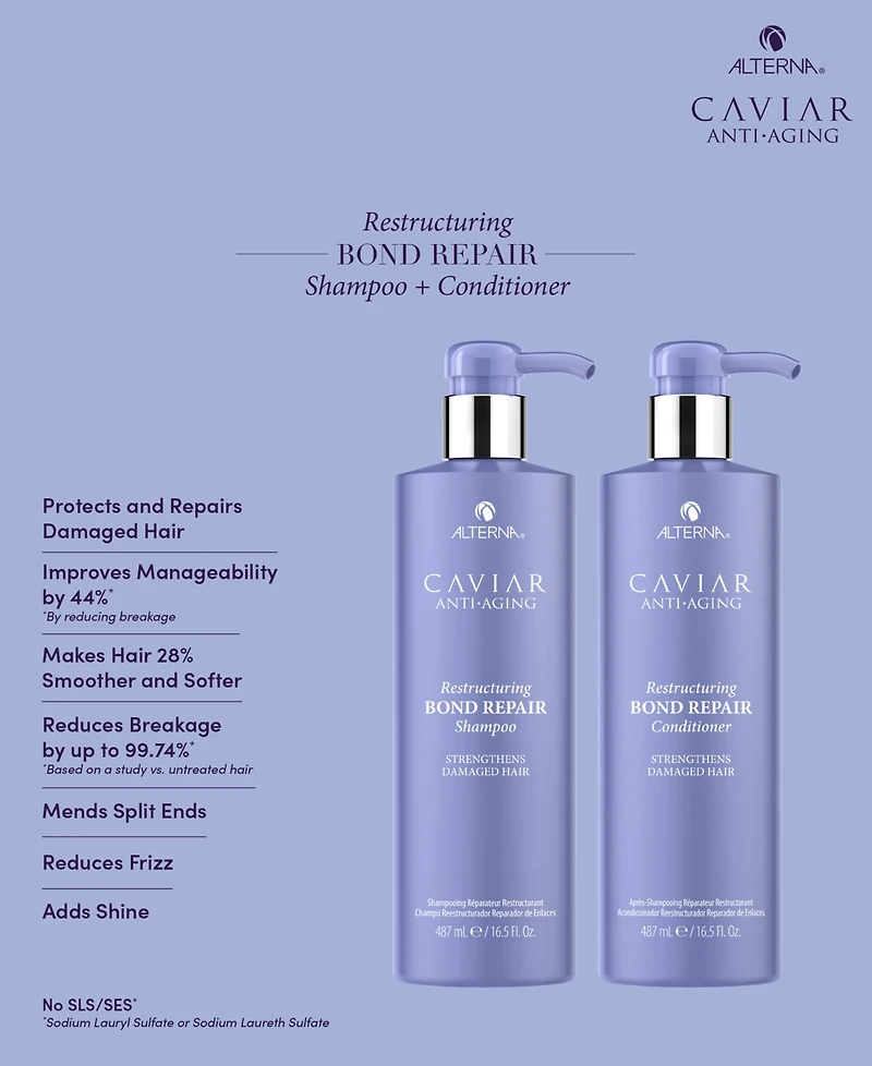 Alterna 2-Pc. Caviar Restructuring Bond Repair Shampoo & Conditioner Set