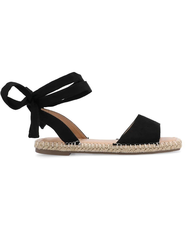 Journee Collection Women's Emelie Wide Width Espadrille Sandals