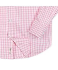 Hope & Henry Baby Boys Stretch Poplin Long Sleeve Button Down Shirt
