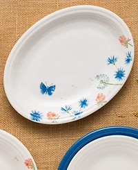Fiesta Breezy Floral Oval Platter