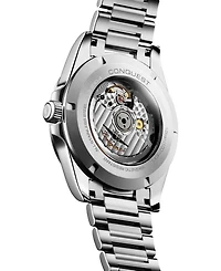 Longines Men's Swiss Automatic Conquest Stainless Steel Bracelet Watch 41mm