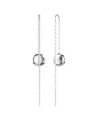 Swarovski White, Rhodium Plated or Rose-Gold Tone Meteora Drop Earrings