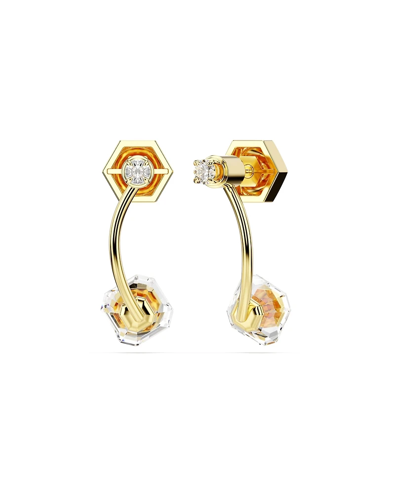 Swarovski Mixed Cuts, White, Gold-Tone Numina Earring Jackets
