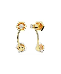 Swarovski Mixed Cuts, White, Gold-Tone Numina Earring Jackets