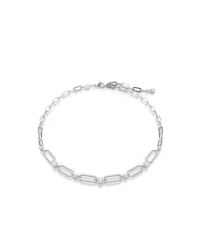 Swarovski White, Gold-Tone or Rhodium Plated Dextera Necklace