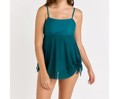 Calypsa Women's Calysa 3in1 Adjustable Strap Tankini Swim Top