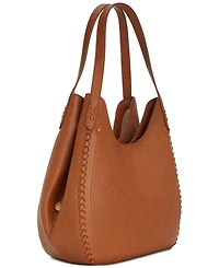 Style & Co Whip-Stitch Soft 4-Poster Tote