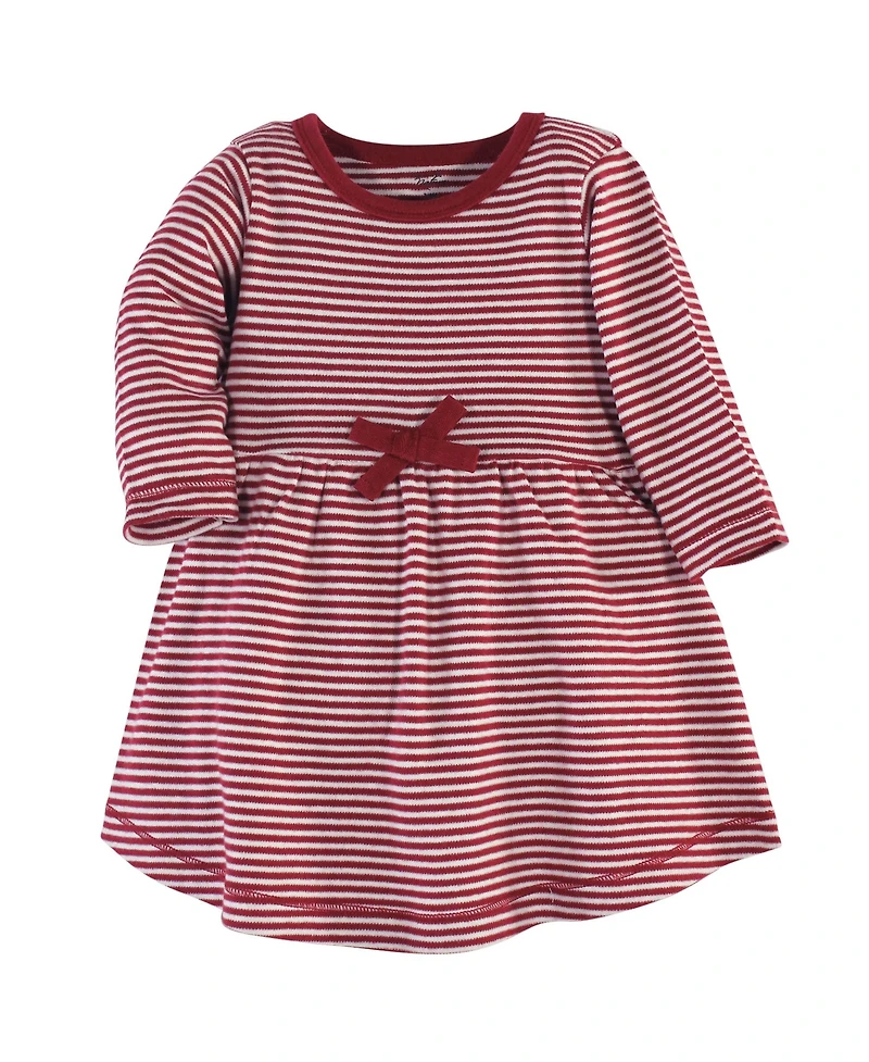 Touched by Nature Baby Girls Natural Long-Sleeve Dress Pair
