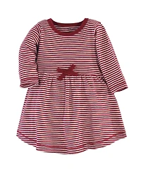 Touched by Nature Baby Girls Natural Long-Sleeve Dress Pair