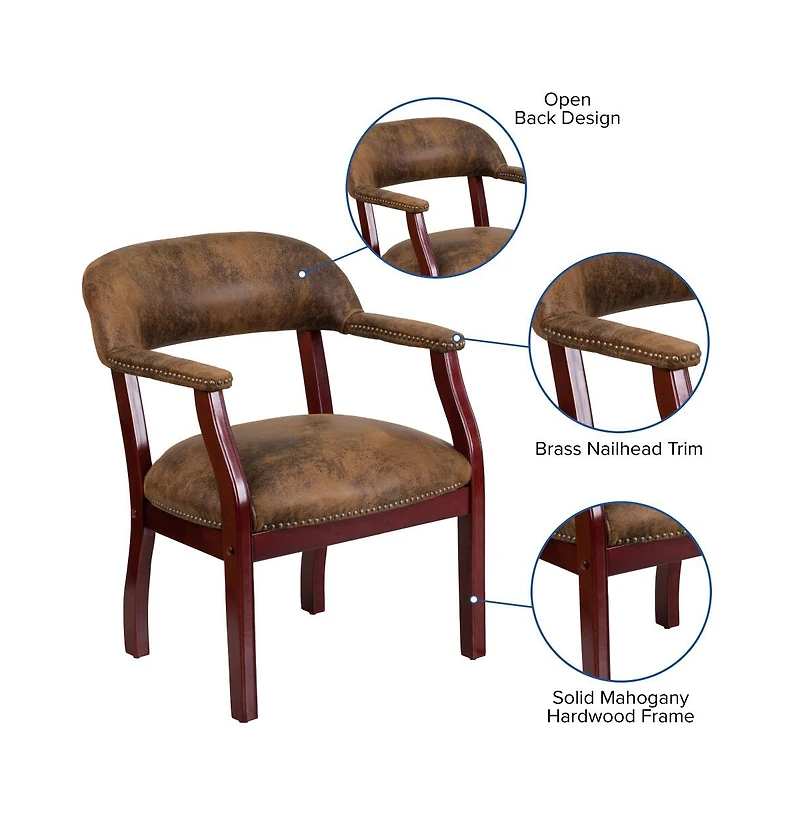 Conference Chair With Accent Nail Trim