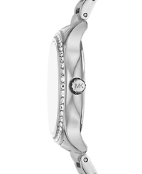 Michael Kors Women's Sage Three-Hand Silver-Tone Stainless Steel Watch 38mm
