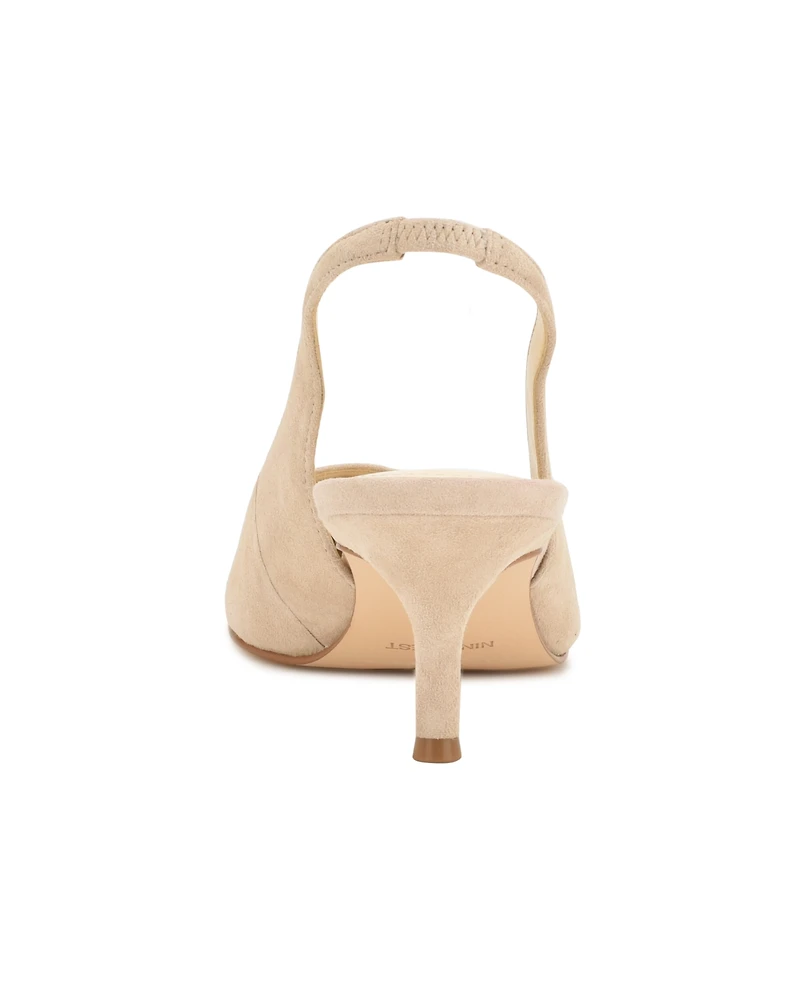 Nine West Women's Nataly Pointy Toe Sling-back Dress Pumps