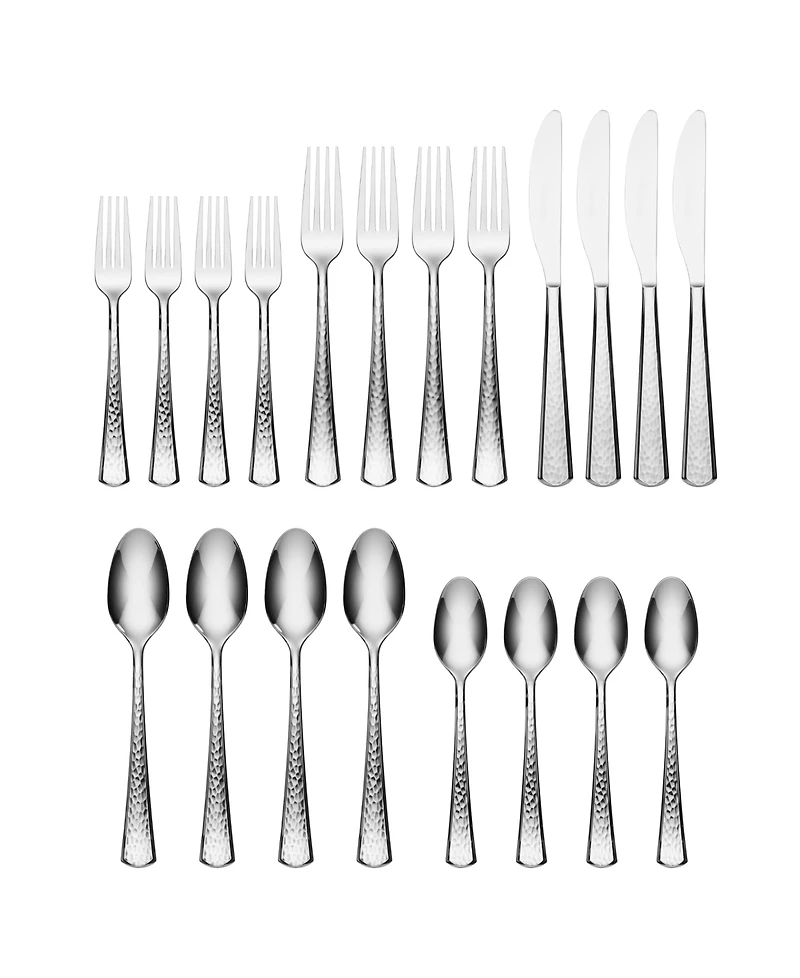 Oneida Etta 20 Piece Everyday Flatware Set, Service for 4