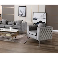 Simplie Fun Loreto Velvet Chair