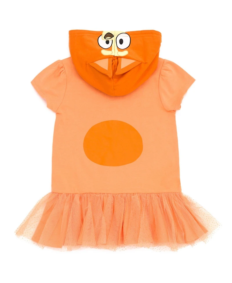 Bluey Girls Bingo Cosplay T-Shirt Dress and Leggings Outfit Set