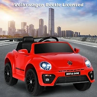Volkswagen Beetle Kids Electric Ride On Car with Remote Control