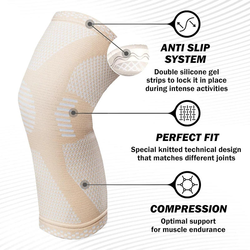Powerlix Small Knee Sleeve: Support for Running, Basketball, Weightlifting, Gym