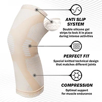 Powerlix Small Knee Sleeve: Support for Running, Basketball, Weightlifting, Gym