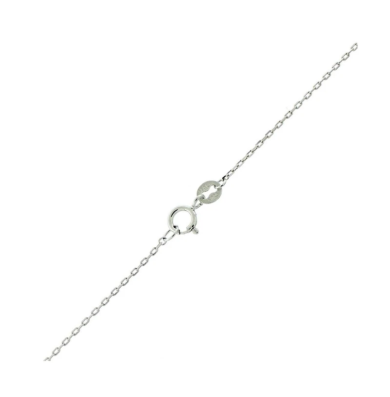 Suzy Levian New York Suzy Levian Sterling Silver Cubic Zirconia Pave Open Oval Large Disk Pendant Necklace