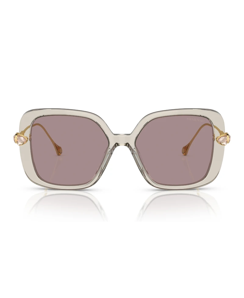 Swarovski Women's Low Bridge Fit Sunglasses SK6011F
