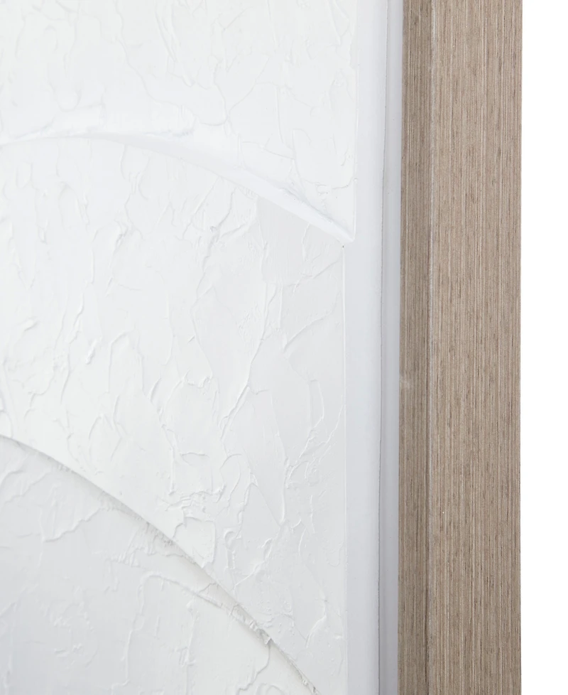 Ink+Ivy Paths Collide Framed Carved Resin Dimensional Wall Decor