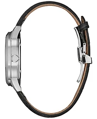 Citizen Eco-Drive Men's Rolan Gray Leather Strap Watch 40mm