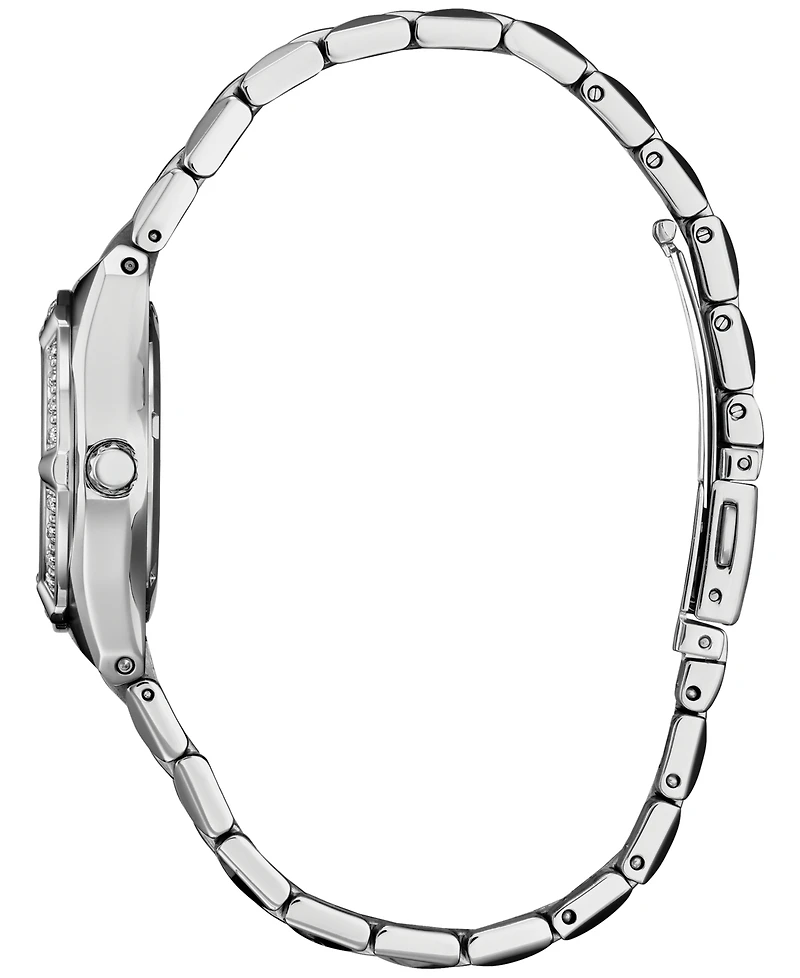 Citizen Eco-Drive Women's Corso Diamond (1/10 ct. t.w.) Stainless Steel Bracelet Watch 28mm