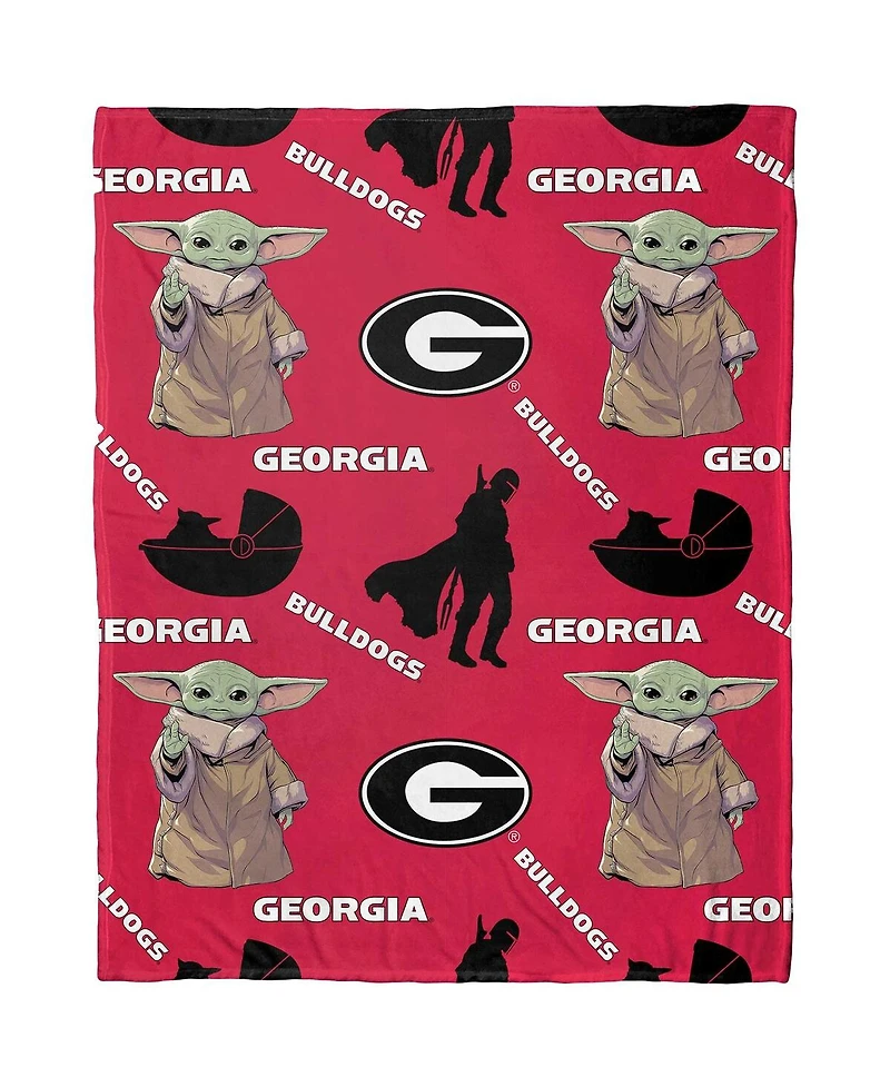 Northwest X Disney Georgia Bulldogs Yoda Hugger Pillow and Silk Touch Throw Set