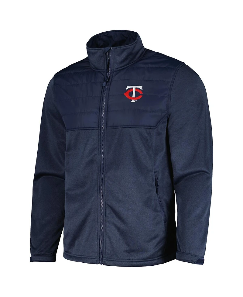 Men's Dunbrooke Heather Navy Minnesota Twins Explorer Full-Zip Jacket