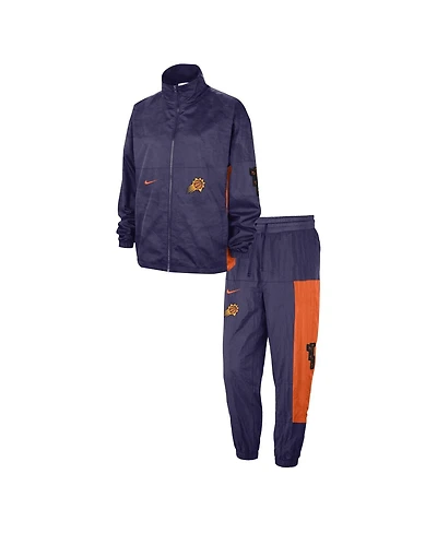 Men's Nike Black Phoenix Suns 2023/24 City Edition Courtside Starting Five Full-Zip Jacket and Pants Set