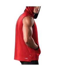 Men's Msx by Michael Strahan Red Atlanta Falcons Marathon Sleeveless Pullover Hoodie