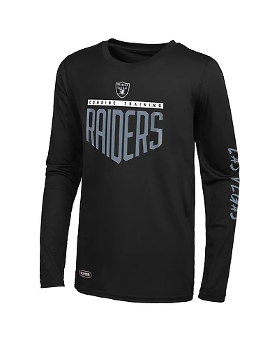 Men's Black Las Vegas Raiders Impact Long Sleeve T-shirt