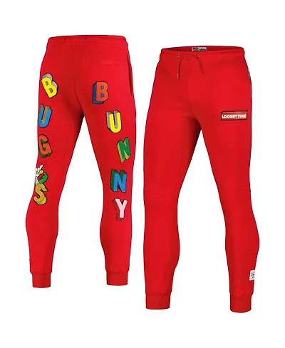 Men's Freeze Max Bugs Bunny Red Looney Tunes Big Letter Pants