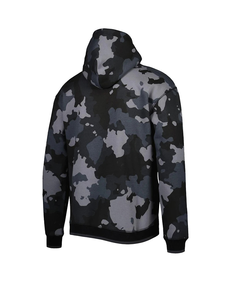 Men's The Wild Collective Black Washington Commanders Camo Pullover Hoodie
