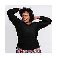 Calypsa Women's Plus Size Nora Swim Top