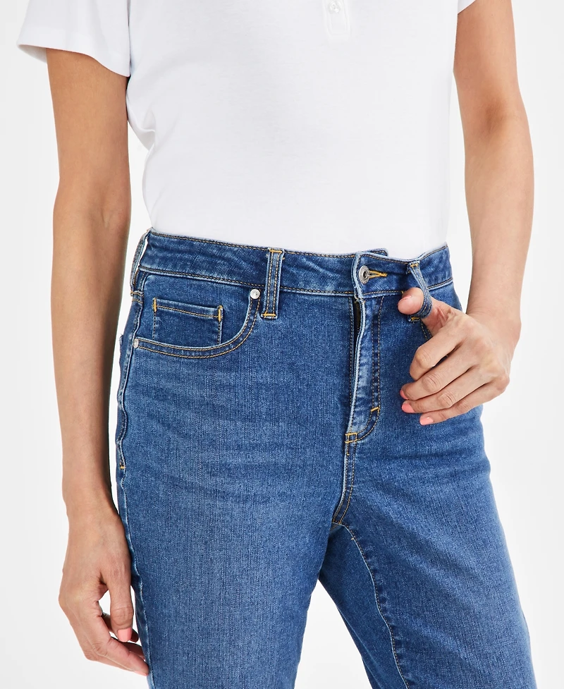Style & Co Women's Mid-Rise Curvy Skinny Jeans, Created for Macy's